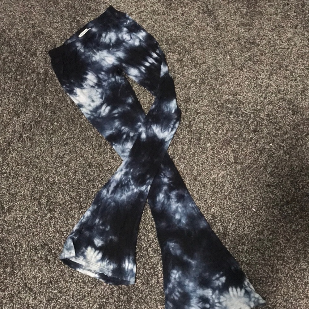 Tie dye stretch pants
